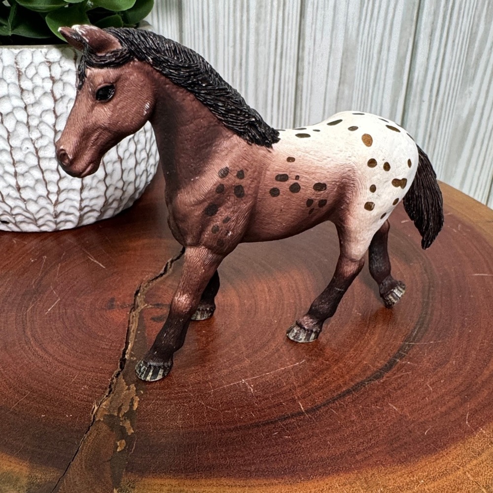 Schleich Appaloosa Mare Horse Figurine Brown White Spotted 2017 Toy 13861